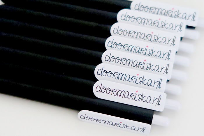 pennen met logo doormariska.nl 