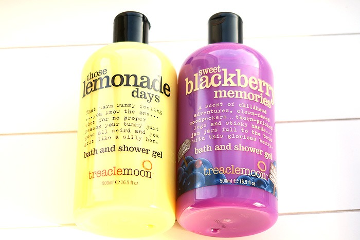 treacle moon bath and shower gel lemon and blackberry 
