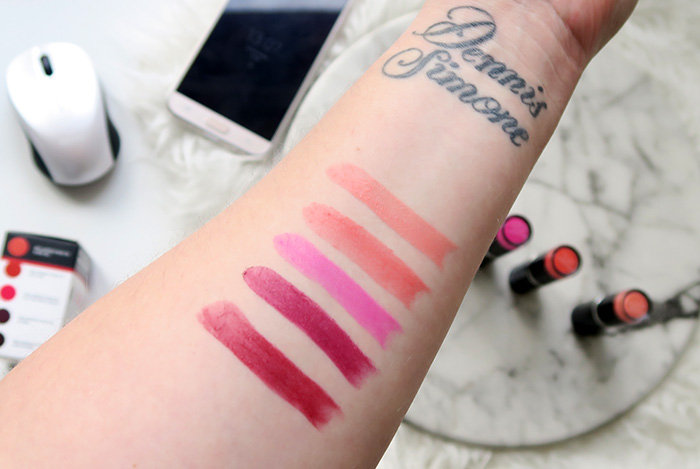 freedom lipstick now collection swatches