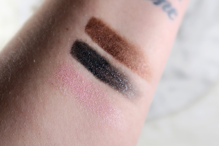 miss sporty crazy me eyeshadow swatches smudged