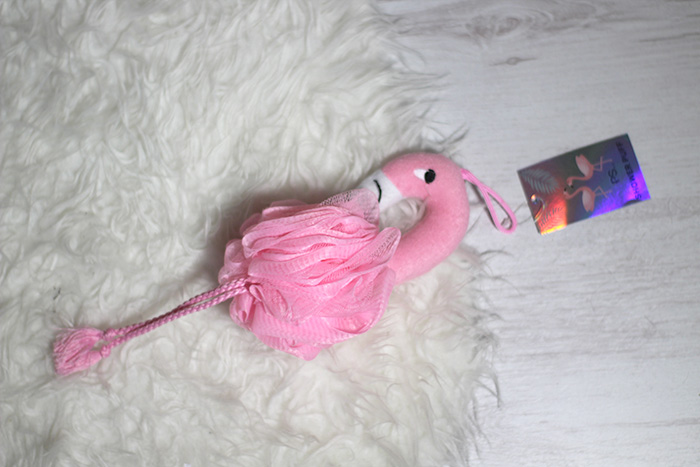 primark amsterdam roze flamingo douchepuf