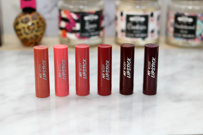 action kiss my perfect rosy lips lipsticks allemaal