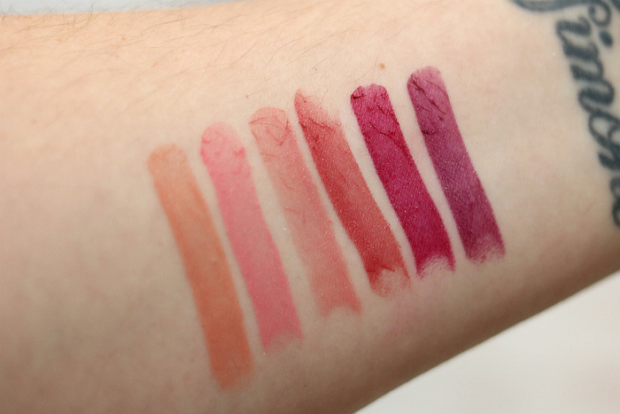 action kiss my perfect rosy lips lipsticks swatches
