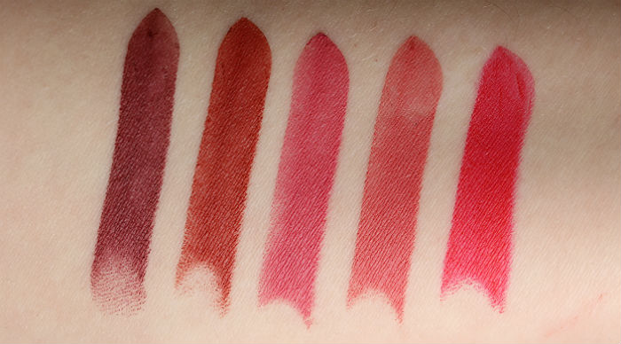 makeup revolution matte lipsticks lip advent calendar swatches