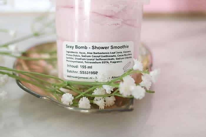 wat maakt je mooi sexy bomb shower smoothie