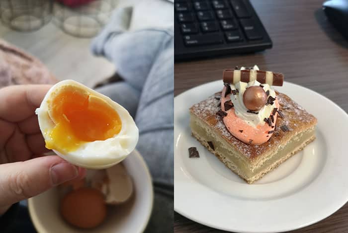 week in foto's 9 zachtgekookt ei en gebakje
