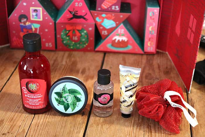 the body shop deluxe adventkalender unboxing