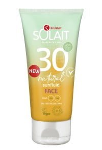 Kruidvat Solait Natural Sunfluid Face SPF30 E9.99 | DoorMariska