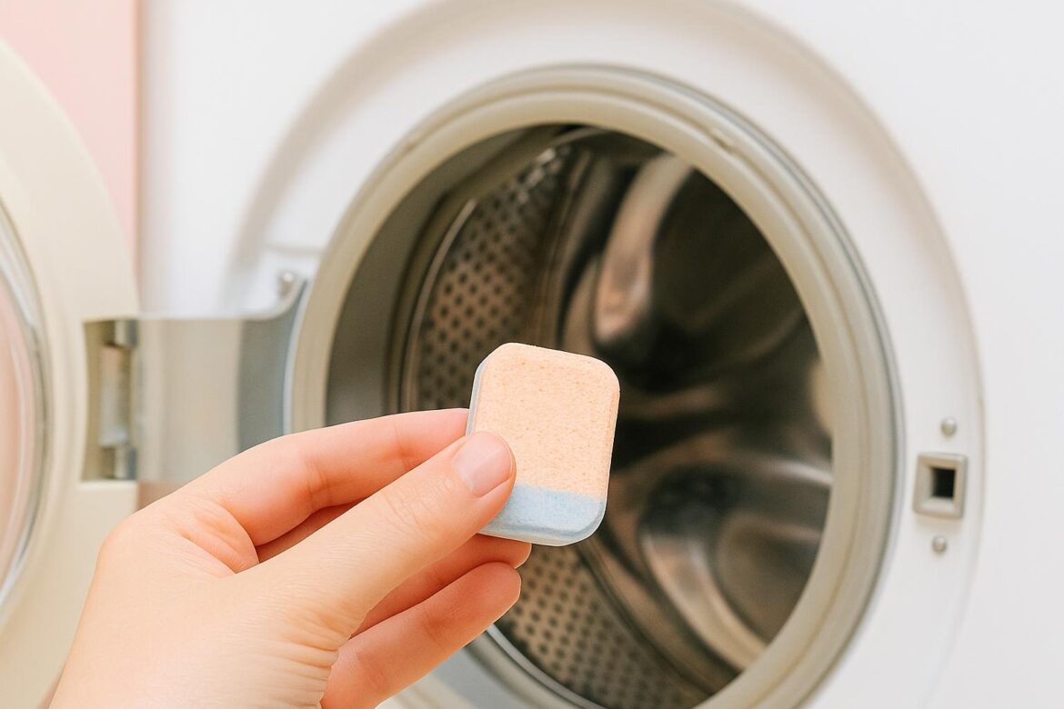 wasmachine reinigen met vaatwastabletten