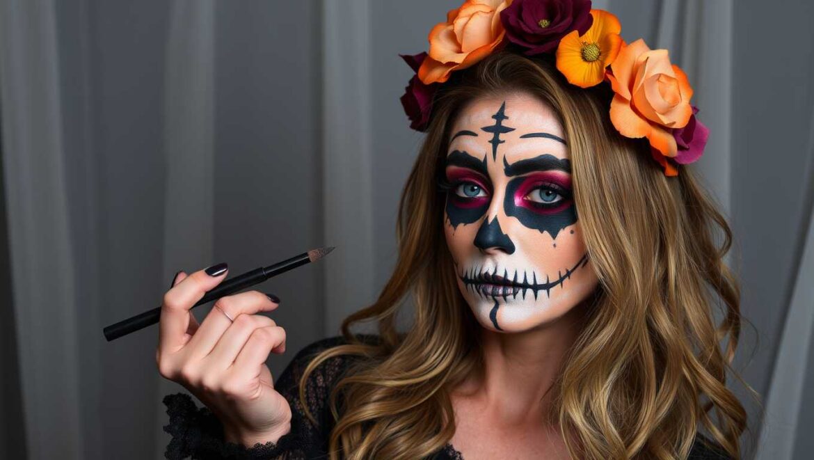last minute halloween makeup