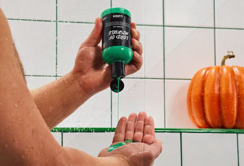 lord of misrule shower gel lush herfst 2026